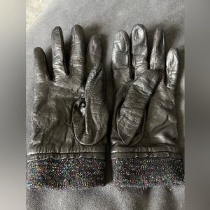 2 pairs of Henri Bendel Leather Gloves